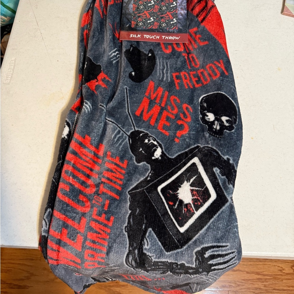 Freddy Krueger spooky Halloween Friday the 13th blanket